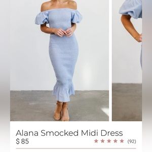 Baltic Born Midi Dress🩵